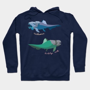 Minimalist Dunkleosteus Hoodie